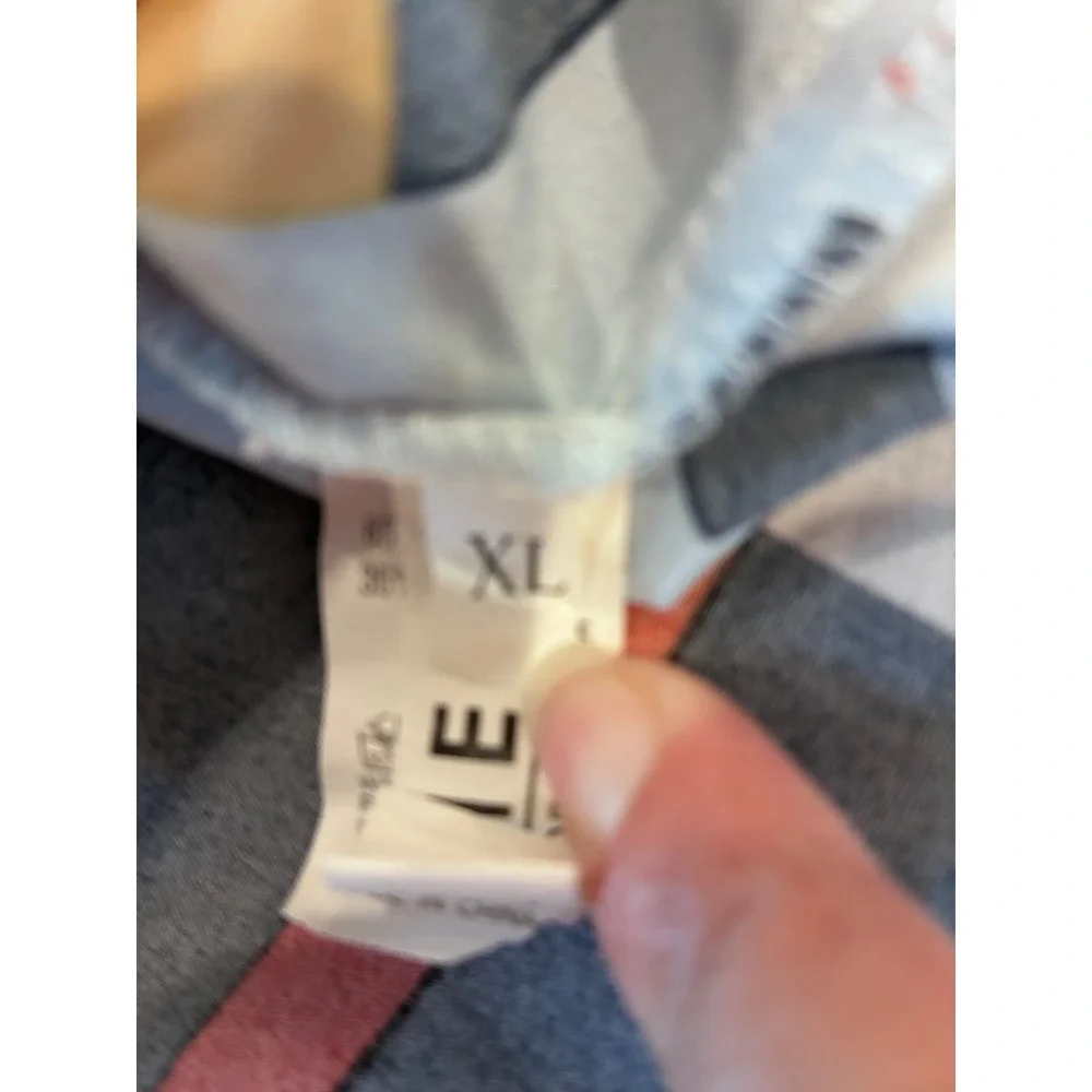 Abstract Geometric Colorblock Shift Dress XL Short Sleeve Mod Art Pop Modernist‎ - Picture 5 of 7